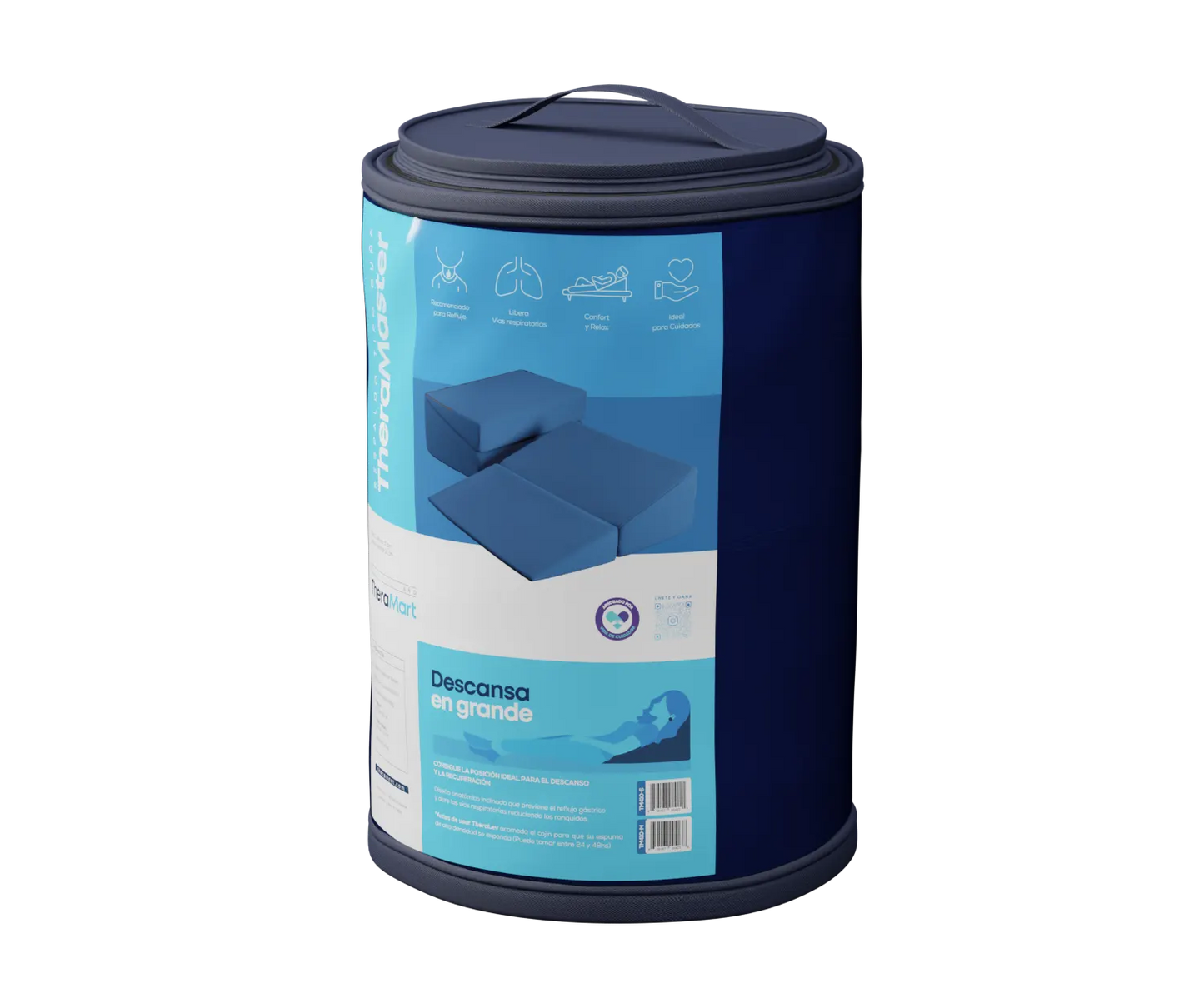 Encosto triangular TheraMaster - Descanso inigualável